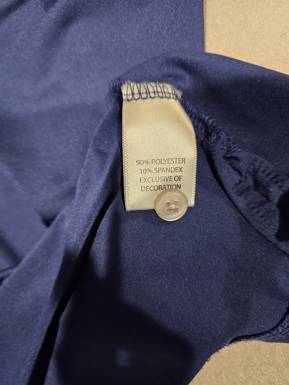 US Open Men's Blue Golf Polo Shirt with Contrast Collar Size XXL - Picture 5 of 7